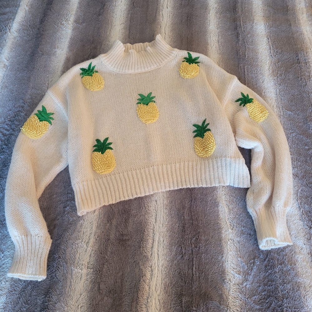 Pineapple Sweater size 1x